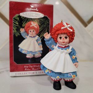 Hallmark Mop Top Wendy raggedy Ann Madam Alexander Christmas ornament collectabl
